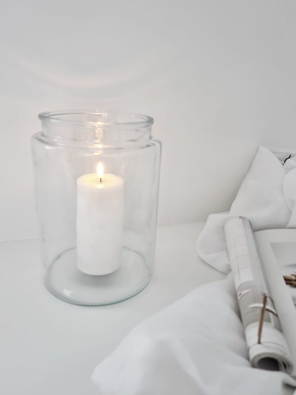 Basis vaas groot glas