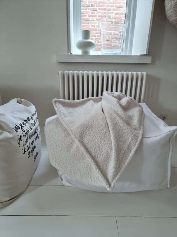 Poef stone washed linnen - Image 2