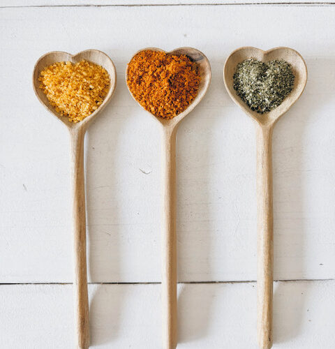 Houten lepel hart