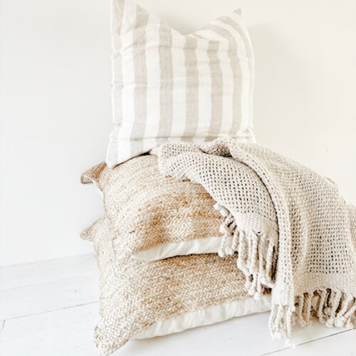 Jute vloerkussen