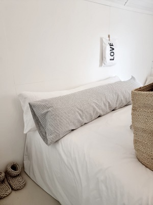 Lang kussen Xl linnen 140x40